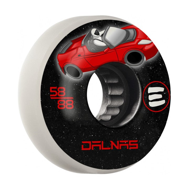 Eulogy Pro Jeff Dalnas Signature Rocket Man Aggressive Inline Skate Wheel Red - 4 Pack - Lucky Skates