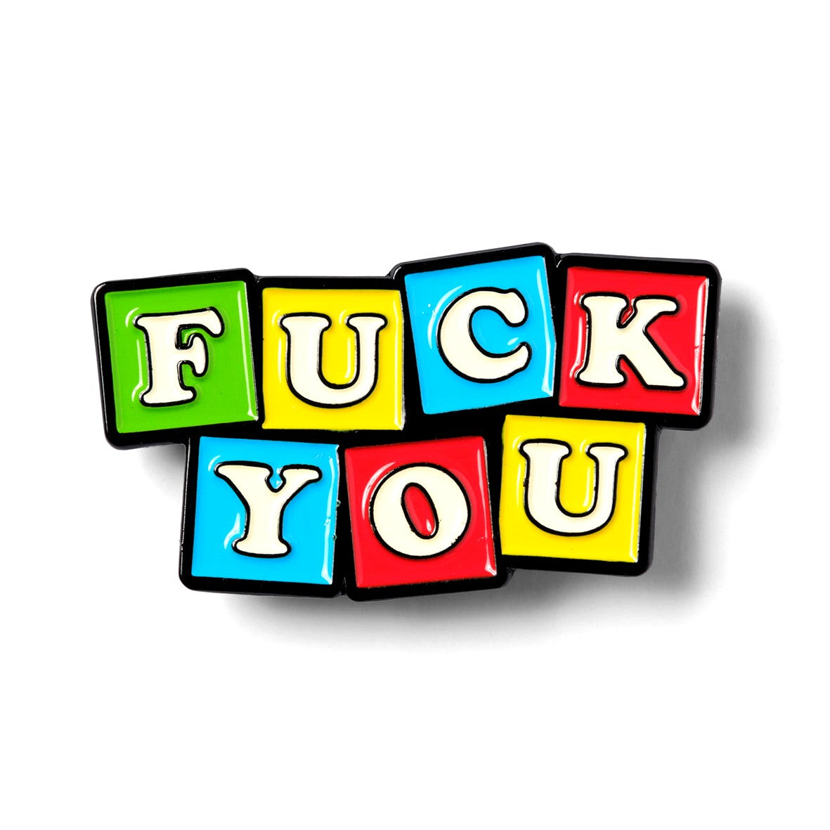 Threadheads F*ck You Blocks Pin - Lucky Skates