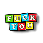 Threadheads F*ck You Blocks Pin - Lucky Skates