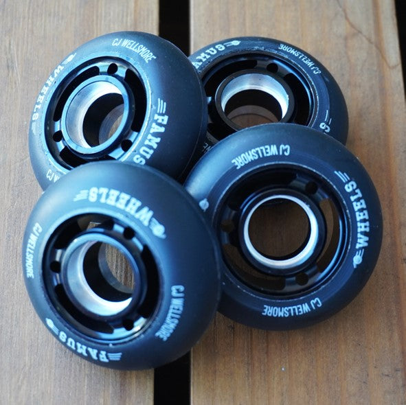 Famus CJ Inline Wheels 64mm 92A - 4 Pack - Lucky Skates