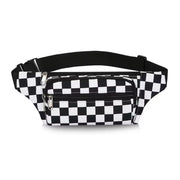 Black white fanny pack - Lucky Skates 