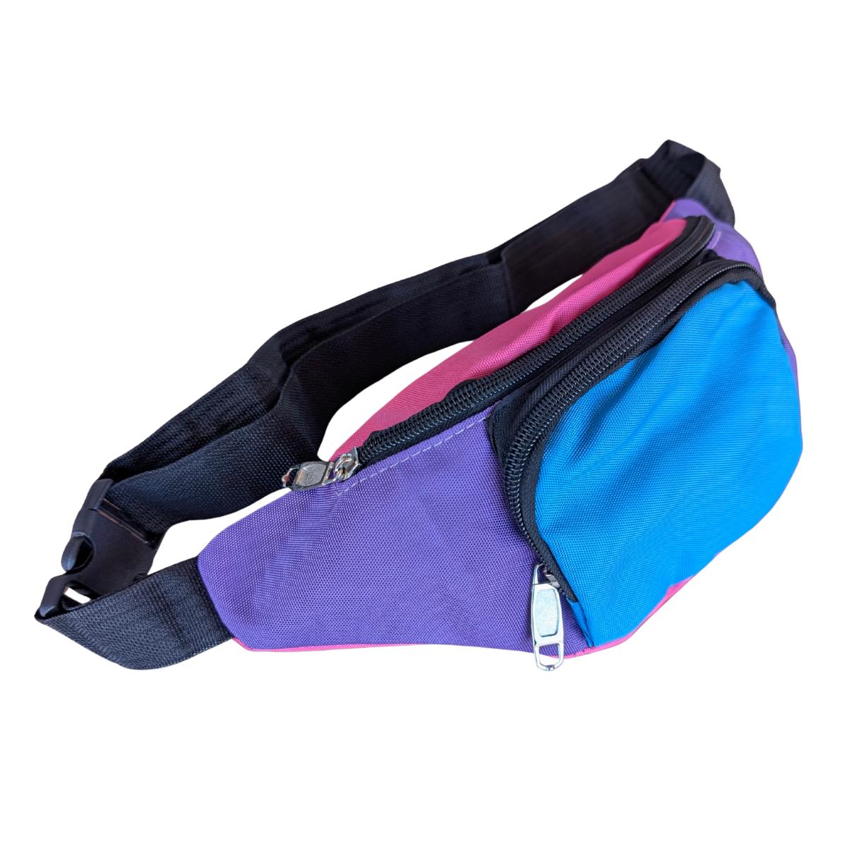 Retro Fanny Pack Bum Bag Neon - Lucky Skates 