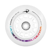 Flying Eagle Light Up LED Lazer Ultra  Inline Wheels Colour Shifting Rainbow 100mm 88A 4 Pack - Lucky Skates 