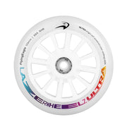 Flying Eagle Light Up LED Lazer Ultra  Inline Wheels Colour Shifting Rainbow 125mm 88A - Lucky Skates 