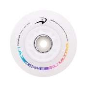 Flying Eagle Light Up LED Lazer Ultra  Inline Wheels Colour Shifting Rainbow 76mm 88A 4 Pack - Lucky Skates 