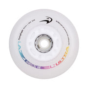 Flying Eagle Light Up LED Lazer Ultra  Inline Wheels Colour Shifting Rainbow 80mm 88A 4 Pack - Lucky Skates 