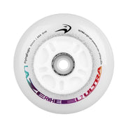 Flying Eagle Light Up LED Lazer Ultra  Inline Wheels Colour Shifting Rainbow 90mm 88A 4 Pack - Lucky Skates 