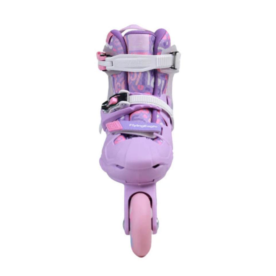 Flying Eagle S3 Cosmo Purple Lilac Pink  Children's Adjustable Inline Skates - Lucky Skates 