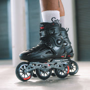 Flying Eagle Avian 110mm Urban Black Inline Tri Skates - Lucky Skates 