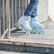 Flying Eagle Avian Light Blue White Womens Inline Skates - Lucky Skates 