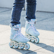 Flying Eagle Avian Light Blue White Womens Inline Skates - Lucky Skates 