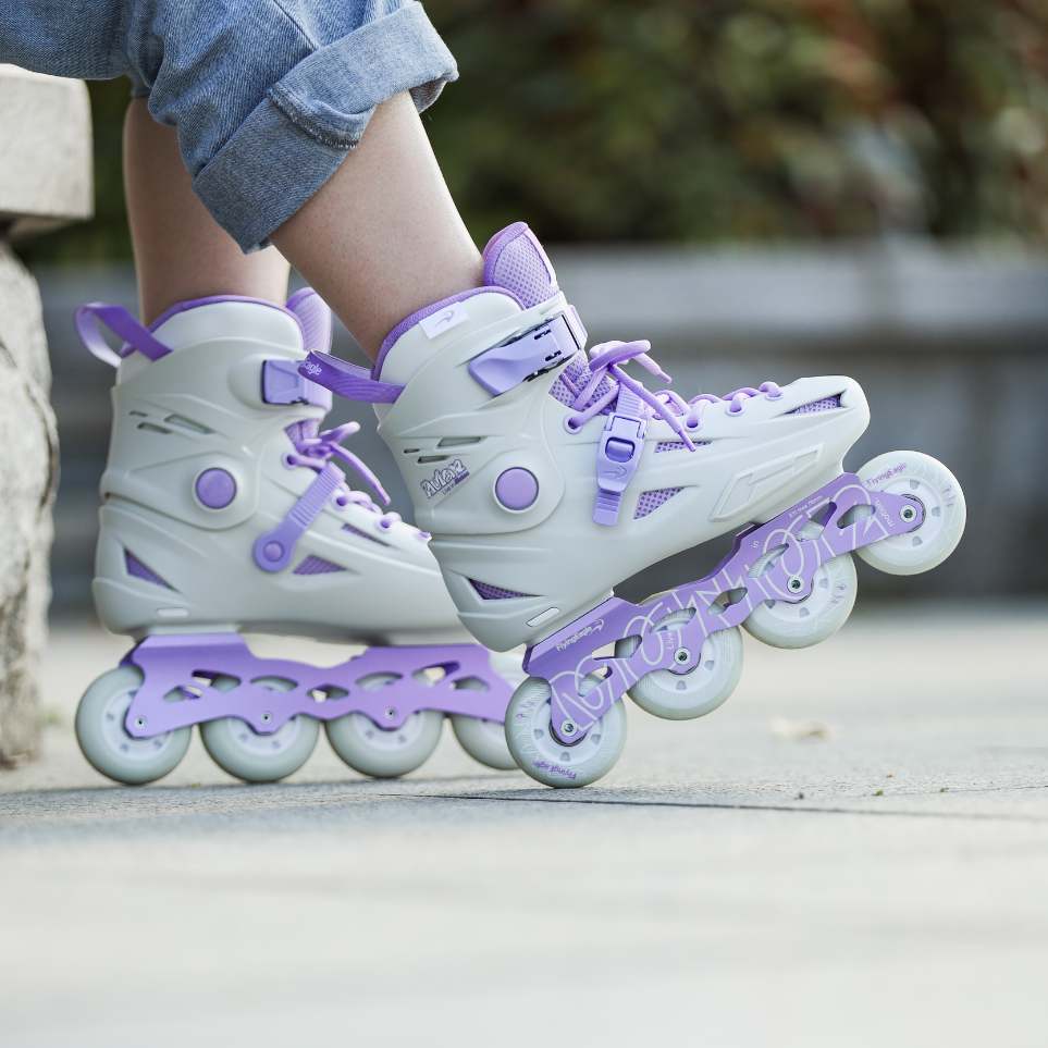 Flying Eagle Avian Purple Womens Inline Skates - Lucky Skates 