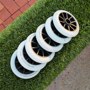 Flying Eagle Crocanti Sweet Inline Skate Rollerblade Wheels 110mm 88A White 6 Pack - Lucky Skates 