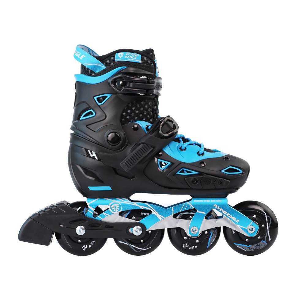 Kids Adjustable Flying Eagle Dynamo Blue Inline Skates - Lucky Skates 