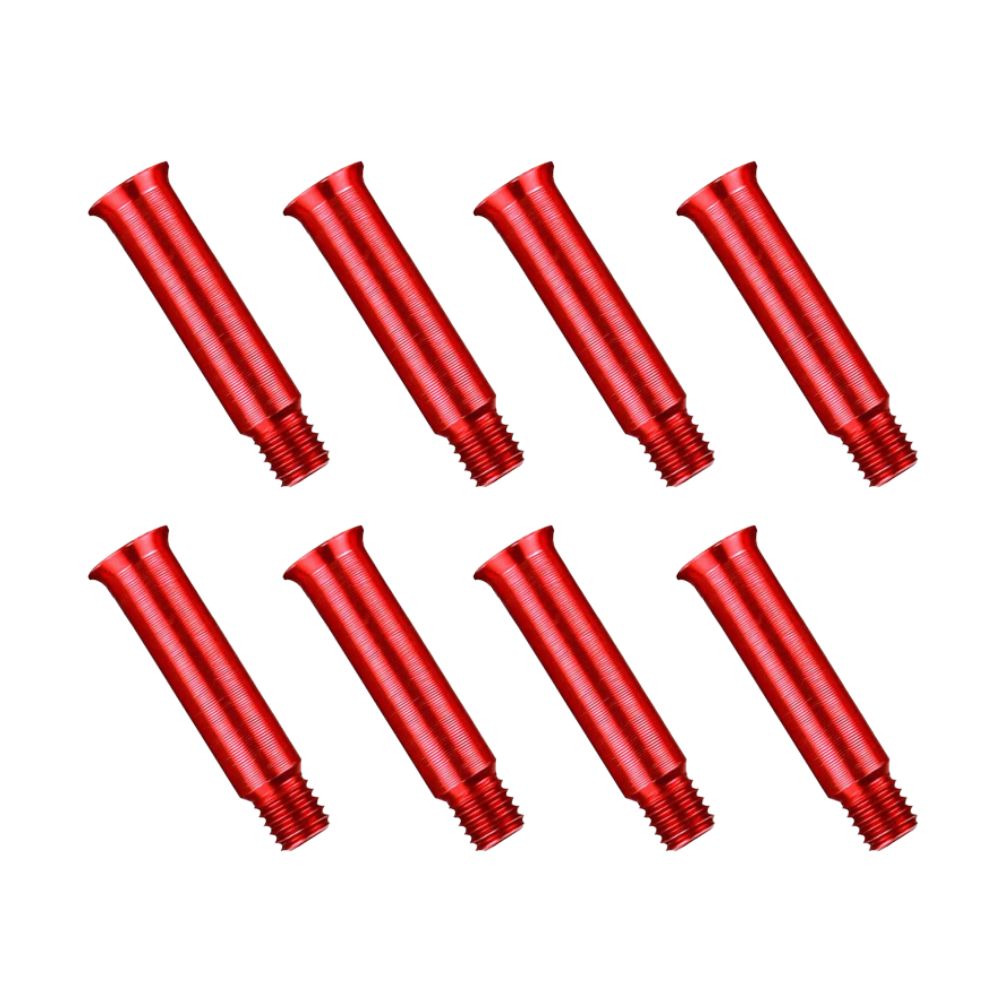 Powerslide Inline Skate Axle Hex 8mm Red 8 pack - Lucky Skates 