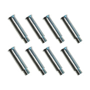 Powerslide Inline Skate Axle Hex 8mm Silver 8 pack - Lucky Skates 