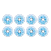 Flying Eagle Light Up LED Lazer Wheels Inline Wheels 88A Blue 8 Pack - Lucky Skates 