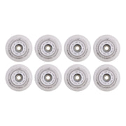 Flying Eagle Light Up LED Lazer Wheels Inline Wheels 88A White 8 Pack - Lucky Skates