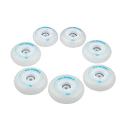 Flying Eagle SOL Light Up Inline Wheels Multicolour Rainbow  LED 72mm  Inline Skate Wheels 88a - Lucky Skates