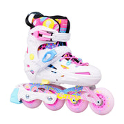 Flying Eagle Nadia Pink Dream Children's Kids Adjustable Inlines - Lucky Skates 