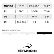 Flying Eagle Size Chart Kids Adjustable Nimbus Inline Skates - Lucky Skates 