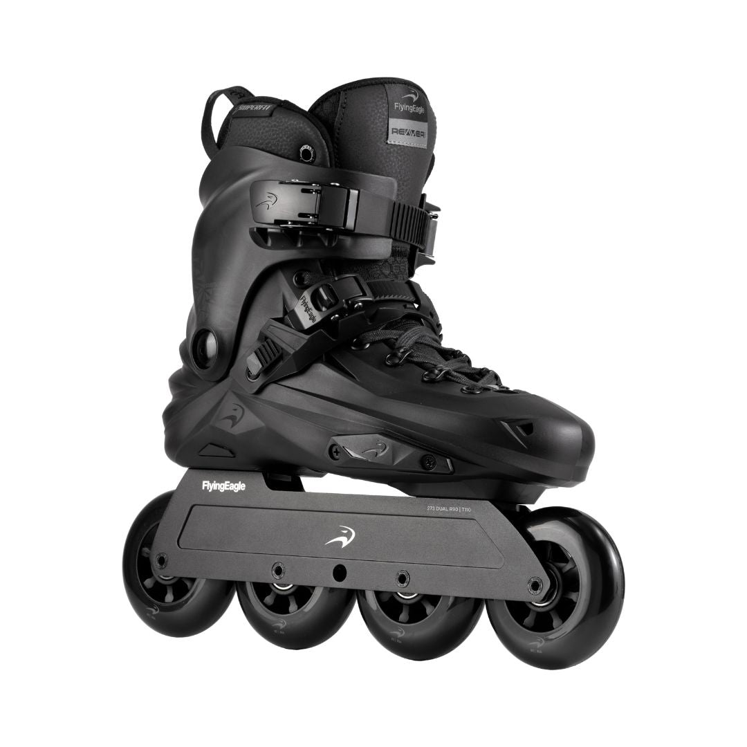 Flying Eagle Reaver Pro X7D Inlines Urban Skates Black 90mm - Lucky Skates 