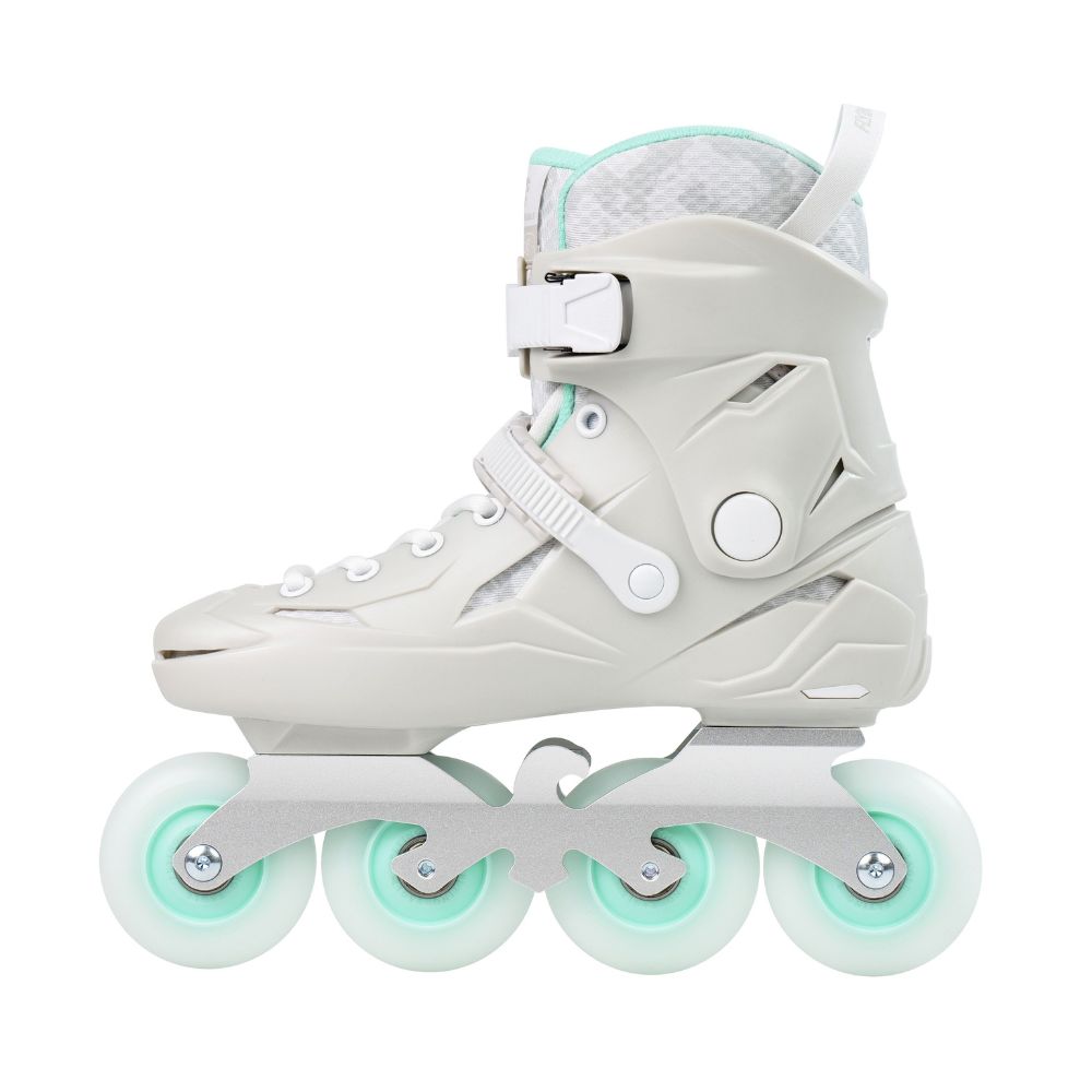 Flying Eagle X3 Shrike Pearl White Grey Aqua Inline Skates 80mm Urban Rockerable Frame - Lucky Skates 