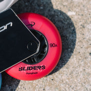 Flying Eagle Sliders Inline Skate Wheels 80mm 90A Red - Lucky Skates 