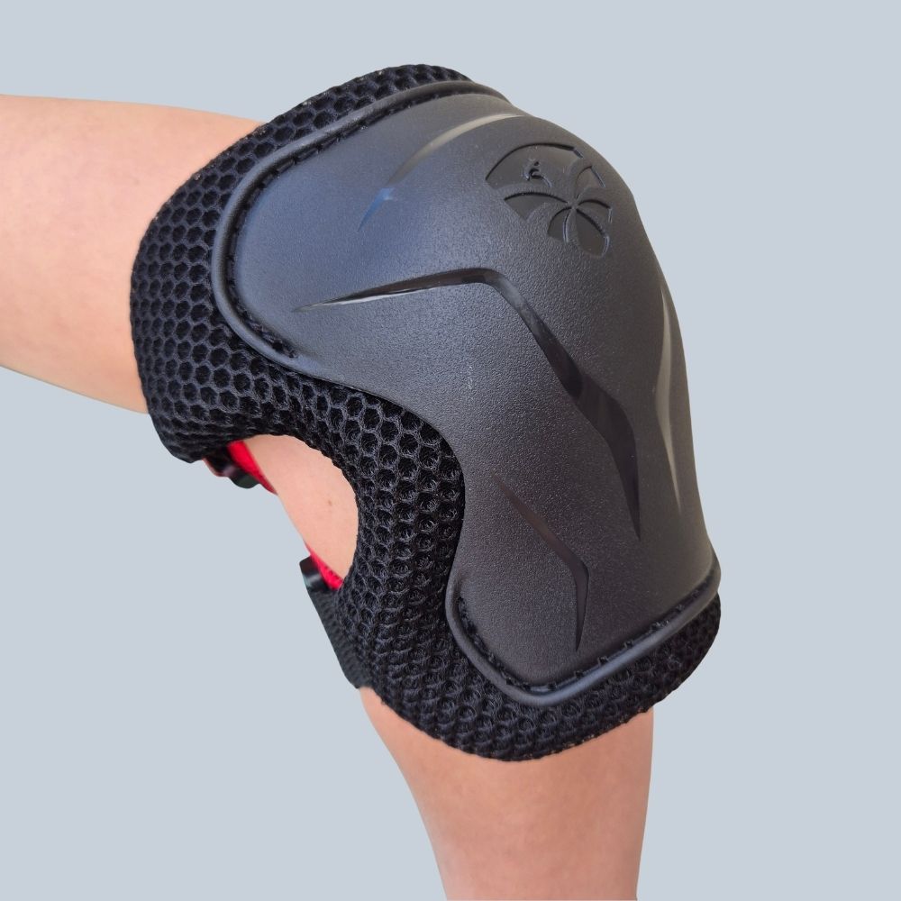 Flying Eagle V7 Protective Padding Set Elbow Pads  Black - Lucky Skates  