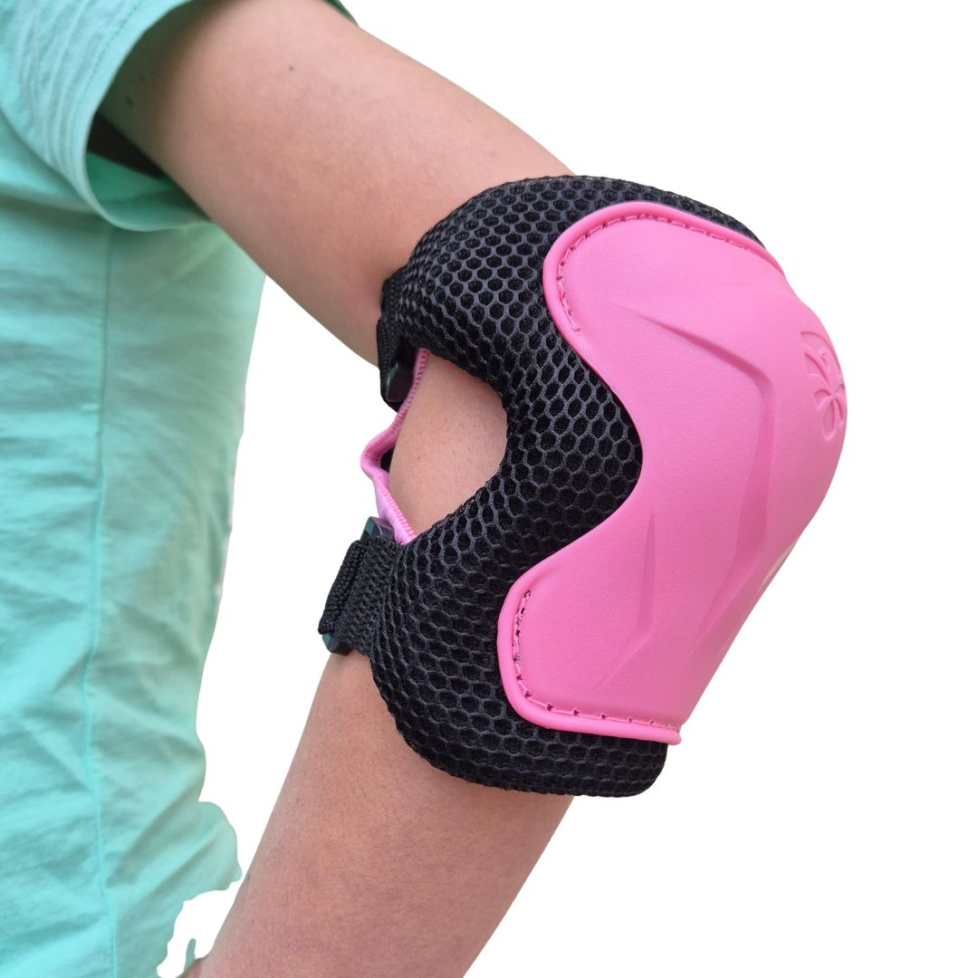 Flying Eagle V7 Junior Pad Set Light Pink  Elbow Pads - Lucky Skates 