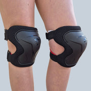 Flying Eagle V7 Protective Padding Set Knee Pads  Black - Lucky Skates  