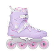 Flying Eagle X3 Shrike Womens Inline Skates Mauve, Pink, Purple with silver 80mm rockerable frame - Lucky Skates 