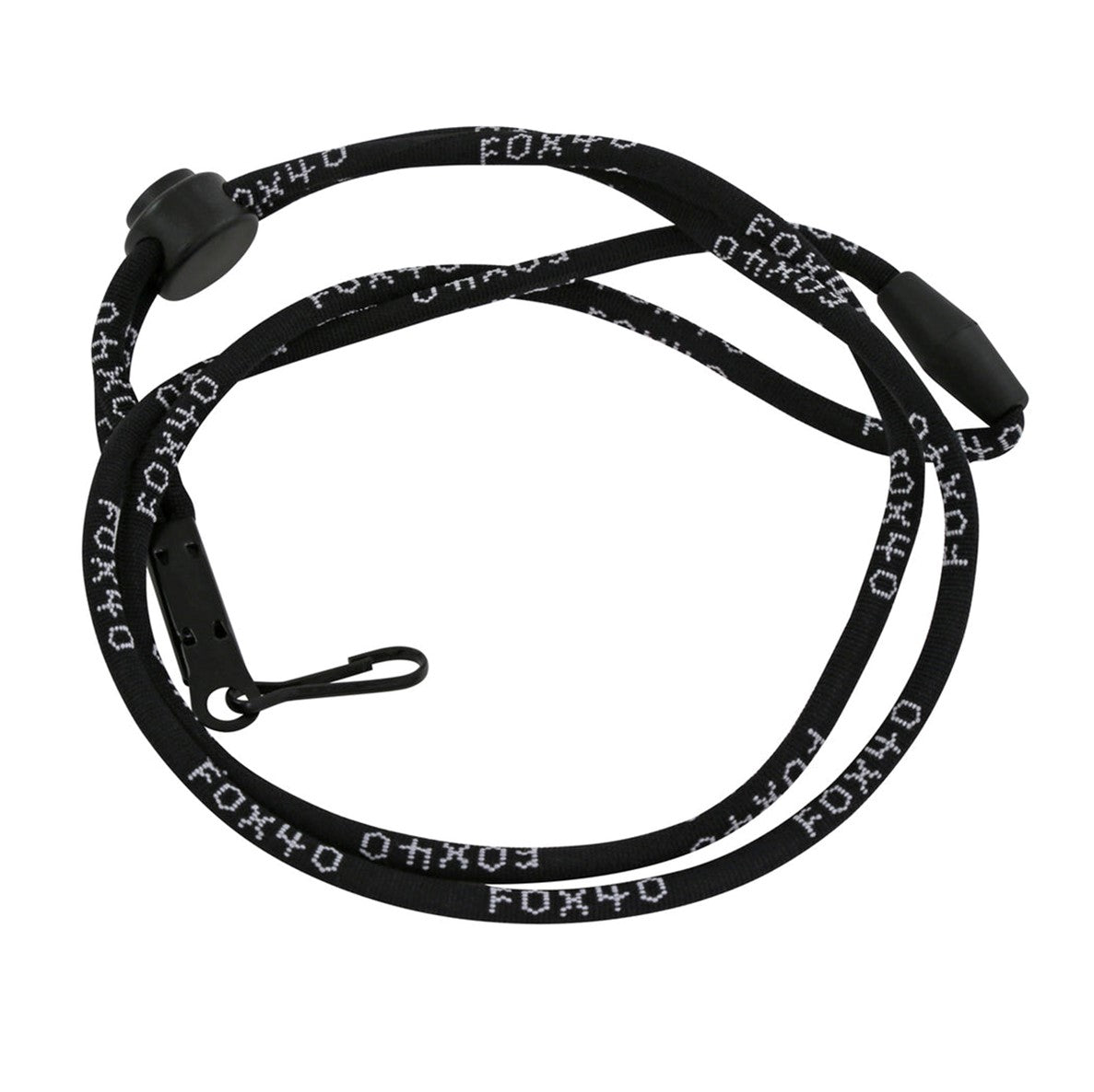 Fox 40 Breakaway Whistle Lanyard black - Lucky Skates