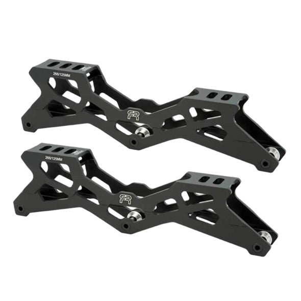 FR Skates 125mm Inline Skate Tri Frames 260mm Black - Lucky Skates