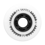 FR SKATES DOWNTOWN INLINE SKATE WHEELS 80MM 85MM WHITE - LUCKY SKATES 