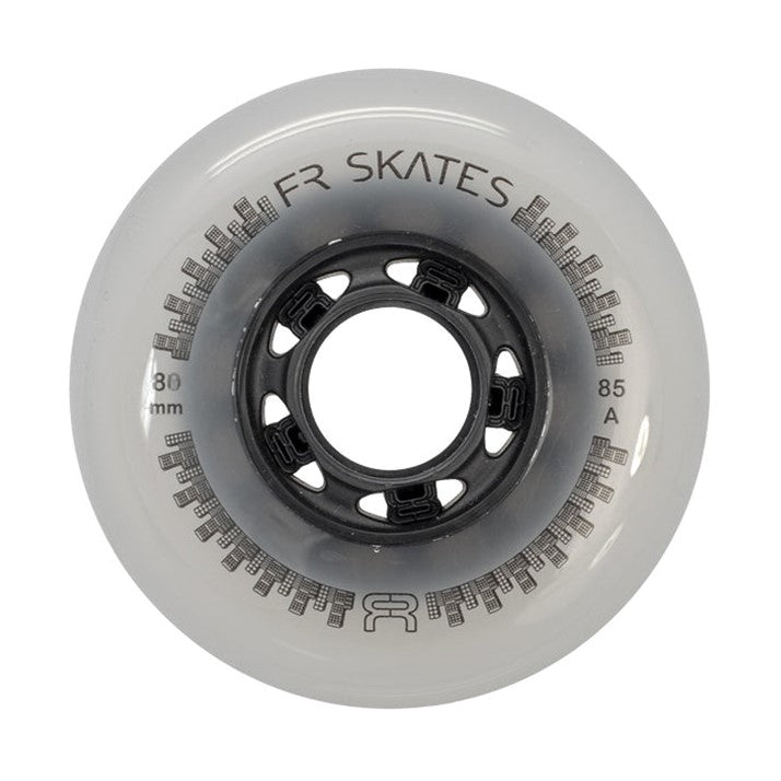 FR Downtown Inline Skate Wheel Clear - 4 Pack - Lucky Skates