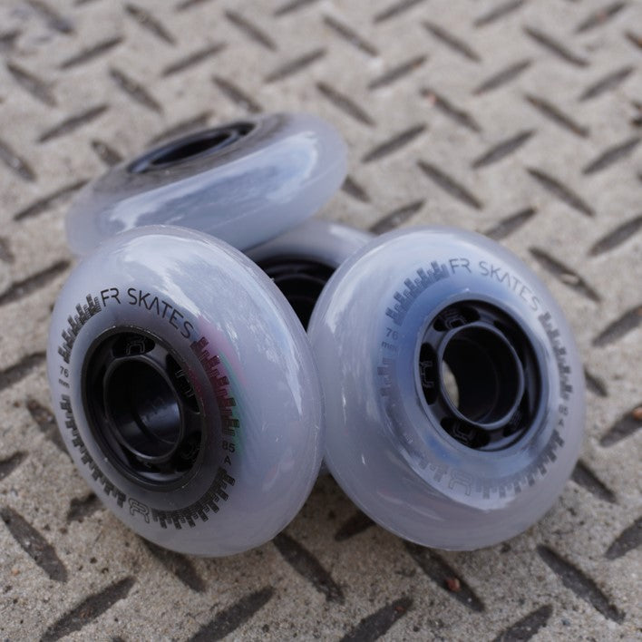 FR Downtown Inline Wheels 76mm 85A - 4 Pack - Lucky Skates