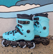 FR FR1 80mm Aqua Teal Blue Urban Inline Skates - Lucky Skates