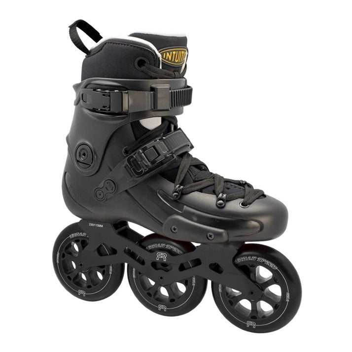 FR FR1 Deluxe Intuition Black/White 310 Tri 110mm Inline Skates - Lucky Skates