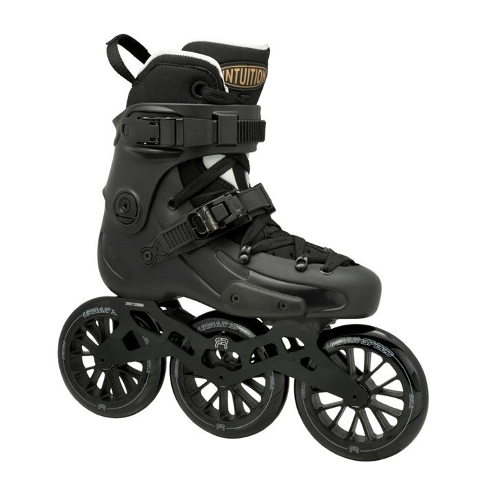 FR FR1 Deluxe Intuition Tri Black/White 325 125mm Inline Skates - Lucky Skates