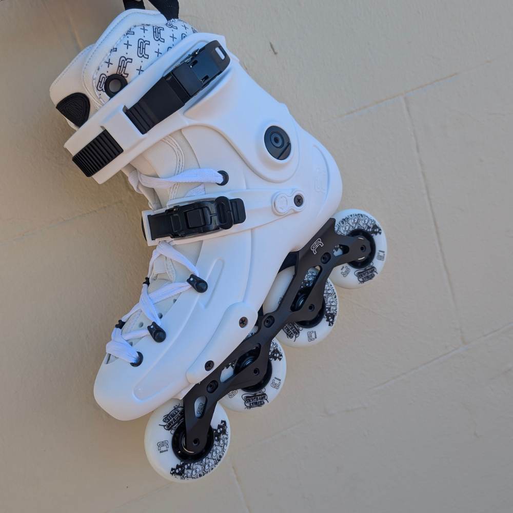 FR FR1 Deluxe Intuition White 80 Inline Skates - Lucky Skates