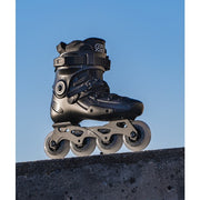 BLACK KIDS ADJUSTABLE INLINE SKATES - LUCKY SKATES 