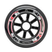 FR Street King Black Inline Wheels - 6 Pack - Lucky Skates