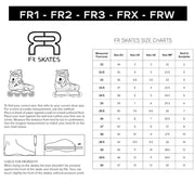 FR SKATES SIZE CHART - Lucky Skates 