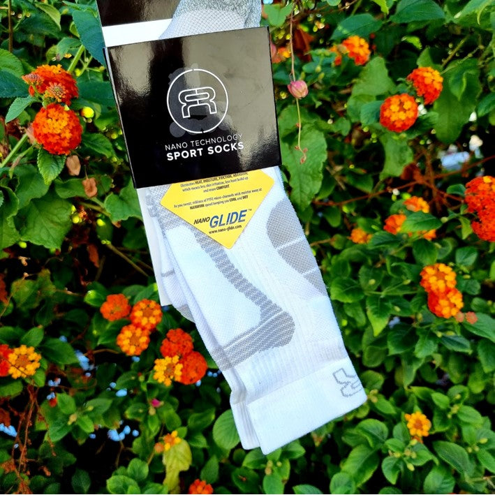 FR Nano White Skating Socks
