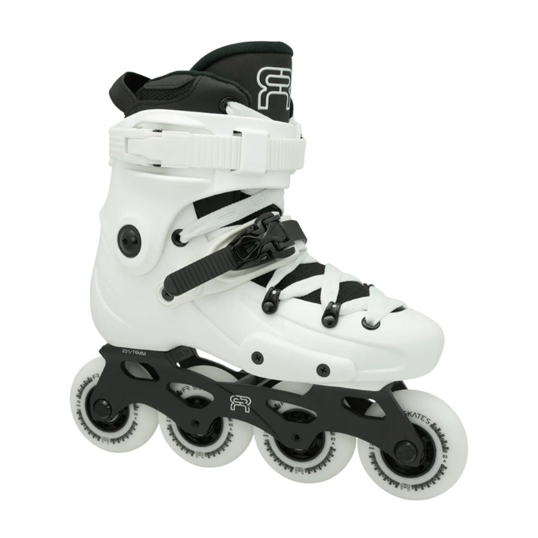 FR FRJ Club Adjustable Kids White Inlines - Lucky Skates 