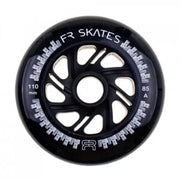 FR Downtown Inline Skate Wheel 110mm 85A Black - 6 Pack - Lucky Skates 