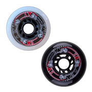 FR Street King Inline Skate Wheel 84mm 85A white black - Lucky Skates