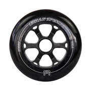 FR Speed Urban Black Inline Speed Skate Wheels - 6 Pack - Lucky Skates