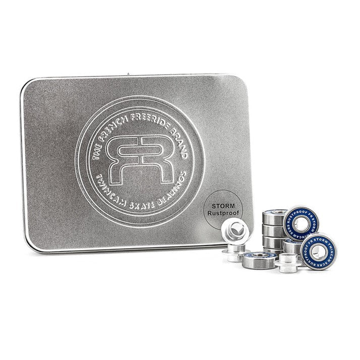 FR Storm Rustproof Water Resistant Skate Bearings Blue (16) - Lucky Skates